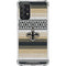 NFL New Orleans Saints Trailblazer Galaxy A72 5G Clear Case